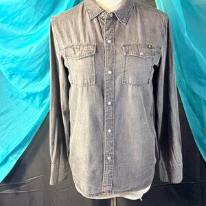Lucky Brand Blue‎ Tag Gray Shirt